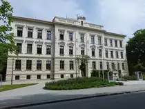 Trebon, Geb�ude der Zakladni Schule in der Sokolska Stra�e (27.05.2019)