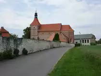 Orlik nad Vltavou, gotische Pfarrkirche St. Prokop in Star� Sedlo, barocker Umbau von 1753 bis 1754 (27.05.2019)
