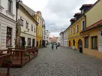 Pelhřimov/Pilgrams, H�user in der Pohebradova Stra�e (28.05.2019)