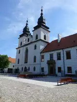 Trebic, St. Prokop Basilika, erbaut von 1725 bis 1731 durch Franz Maximilian Kaňka (30.05.2019)