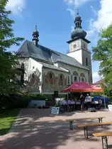 Nove Mesto na Morave/ Neustadtl in M�hren, St. Kunigunde Kirche, erbaut im 14. Jahrhundert (01.06.2019)