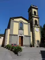 Ponte a Serraglio, Pfarrkirche San Pedro, erbaut 1544 (16.06.2019)