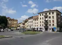 Pistoia, H�user an der Piazza San Francesco (16.06.2019)