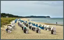Strandk�rbe am Ostseestrand in G�hren. (17.08.2019)