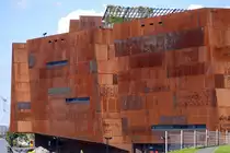 Danzig / Gdańsk – Europejskie Centrum Solidarności. Der ehemalige polnische Pr�sident Lech Wałęsa nutzt seit Januar 2015 ein B�ro im Solidarność-Zentrum.
Aufnahme: 14. August 2019