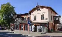 Das Geburtshaus vom Schauspieler Klaus Kinski (1926-1991)  der Ulica Tadeusz Kościuszko (fr�her: Haffnerstra�e) in Zoppot / Sopot. Aufnahme: 14. August 2019.
