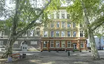 Stettin / Szczecin: Das Hotel Victoria am Plac Stefana Batorego existierte schon zur deutscher Zeit. Aufnahme: 11. August 2019.