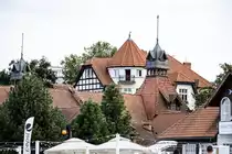 Architektur aus der deutschen Gr�nderzeit in Zoppot / Sopot. Aufnahme: 11. August 2019.