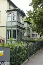 Zoppot - Sopot. H�user an der Jana Jerzego Haffnera (bis 1945: Wilhelmstra�e). Aufnahme: 16. August 2018.