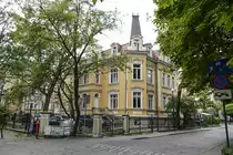 Zoppot / Sopot. Haus an der Ecke von Parkowa (bis 1945: Parkstra�e) und Piast�w. Aufnahme: 16. August 2019.