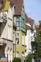 Zoppot - Sopot. �user an der Ulica Mariana Mokwy (bis 1945: Berger Stra�e). Aufnahme: 14. August 2019.