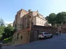 Siena, Pfarrkirche Sant Agostino am Prato di Agostino, erbaut ab 1283 (17.06.2019)