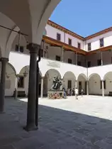 Pisa, Palazzo della Sapienza in der Via Curtatone e Montanara, Hauptsitz der juristischen Fakult�t der Universit�t von Pisa, erbaut im 16. Jahrhundert (18.06.2019)