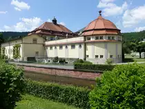 Bad Br�ckenau, Wandelhalle im Kurbad, neubarock erbaut 1911 von Eugen Drollinger (27.05.2019)