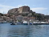 San Bonifacio, Zitadelle vom Hafen aus gesehen (20.06.2019)