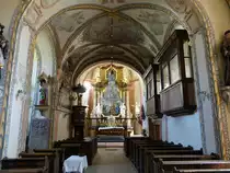 Valec, Innenraum der Pfarrkirche St. Johannes der T�ufer (06.07.2019)