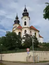 Brezno, barocke St. Peter und Paul Kirche, erbaut ab 1739 durch die Architekten  Kilian Ignaz Dientzenhofer und Johann Christoph Kosch (06.07.2019)