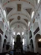 Klasterec nad Ohri / Kl�sterle an der Eger, Dreifaltigkeitskirche, erbaut bis 1670 durch Carlo Lurago (07.07.2019)