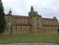 Kladruby / Kladrau, Klosterkirche Mari� Himmelfahrt, erbaut bis 1726 durch Johann Blasius Santini-Aichl  (07.07.2019)