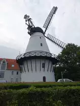 Sonderborg, Schlo�m�hle Bymollen, erbaut 1790 in der Rosengade (20.07.2019) 