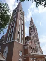 Szeged, Votivkirche / Fogadalmi Templom, erbaut von 1913 bis 1929 durch Frigyes Schulek und Ern� Foerk (24.08.2019)
