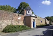 Marienkapelle in die Stadtmauer von Z�lpich integriert - 10.09.2019