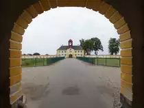 Troense, Blick auf das zweite Torhaus beim Valdemars Slot (22.07.2019)