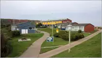 Helgoland. Die Jugendherberge liegt am Nordstrand der Insel. 11.09.2019