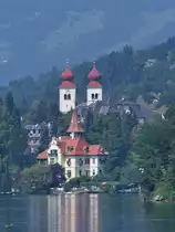 Blick �ber den Millst�tter See auf das beschauliche �rtchen Millstatt. (August 2019)