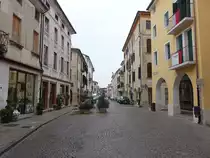 Castelfranco Veneto, H�user in der Via Francesco Maria Preti (18.09.2019)