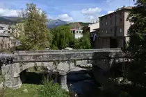 ARENAS DE SAN PEDRO (Provincia de �vila), 16.04.2019, Puente Medieval Aquelcabos �ber den R�o del Arenal