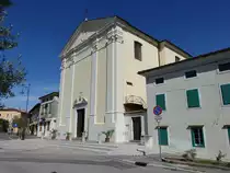 Gradisca, Pfarrkirche Santo Spirito, erbaut von 1850 bis 1857 durch Don Antonio Marizza (19.09.2019)
