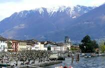 Ascona - Uferpromenade am 05.04.2008