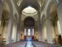 Predappio, Innenraum der Pfarrkirche San Antonio (20.09.2019)