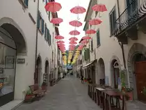 Bagno di Romagna, historische Geb�ude in der Via Fiorentina (20.09.2019)