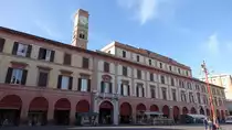 Forli, Palazzo del Municipio an der Piazza Aurelio Saffi, erbaut 1359 (20.09.2019)