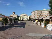 Forli, Geb�ude an der Piazza Guido de Montefeltro (20.09.2019)