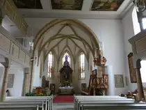 Kasendorf, Innenraum der Evangelisch-lutherische Pfarrkirche St. Johannes der T�ufer (16.04.2017)