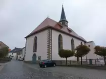 Neustadt am Kulm, sp�tgotische Ev. Stadtkirche, erbaut ab 1414, Langhaus erbaut 1708 (17.04.2017)
