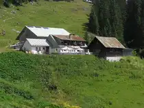 Die Hirschalpe oberhalb der Jochstra�� Bad Hindelang - Oberjoch (Landkreise Oberallg�u - Juli 2005)