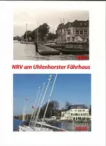 Hamburg gestern und heute: Clubhaus 1960 + 2020 des NRV (Norddeutscher Regatta Verein) am nord�stlichen Teil der Alster an der Stra�e „Sch�ne Aussicht“. (unteres Foto am 16.1.2020) /