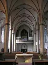 Innenansicht der kath. St. Lambertikirche in Gladbeck (Kreis Recklinghausen, NRW - M�rz 2006)