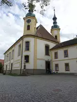 Opocno / Opotschen, Schlo�kirche Hl. Dreifaltigkeit, erbaut bis 1716 durch Giovanni Battista Alliprandi  (29.09.2019)