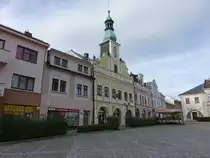 Rychnov nad Kneznou / Reichenau an der Knieschna, Rathaus am alten Marktplatz (29.09.2019)