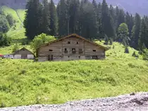 Alpe Breitengehren im Rappenalptal hinter Oberstdorf-Ein�dsbach gelegen (Landkreis Oberallg�u - Juli 2006)