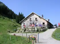 Alpe Scheidwang am Ende der Mautstra�e hinter Gunzesried-S�ge (Gemeinde Blachach, Kreis Oberallg�u - Juli 2006)