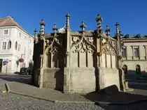 Kutna Hora / Kuttenberg, steinerne Brunnen, erbaut im 15. Jahrhundert (30.09.2019)