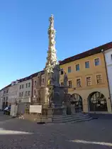 Kutna Hora / Kuttenberg, Mariens�ule am Sultysova Platz (30.09.2019)