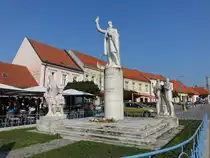 Modra / Modern,  Ludovita Statue in der Sturova Stra�e (29.08.2019)