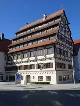 Memmingen, Siebend�cherhaus, erbaut 1601 als Trockenhaus der Gerber (22.02.2020)